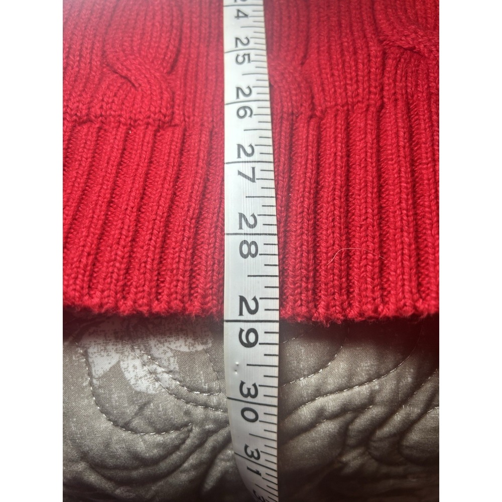 POLO BY RALPH LAUREN PONY MENS RED SWEATER 3XL 100% COTTON BLUE Pony - Picture 10 of 10